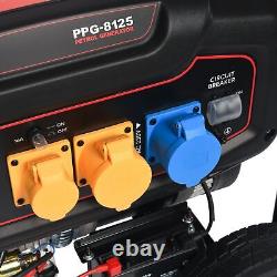 8.125 kVA Portable Petrol Generator with Electric Start