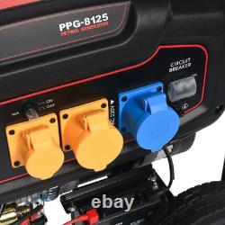 8.125 kVA Portable Petrol Generator with Electric Start High-Power Generator