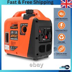 AIVOLT 1200W Petrol Inverter Generator 4 Stroke Portable Silent Suitcase for Use