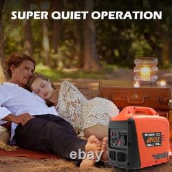 AIVOLT 1200W Petrol Inverter Generator 4 Stroke Portable Silent Suitcase for Use