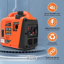 AIVOLT 1200W Petrol Inverter Generator 4 Stroke Portable Silent Suitcase for Use