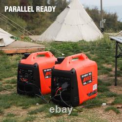 AIVOLT 1200W Petrol Inverter Generator 4 Stroke Portable Silent Suitcase for Use