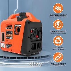 AIVOLT 1200W Petrol Inverter Generator 4 Stroke Portable Silent Suitcase for Use