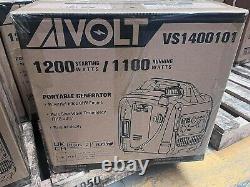 AIVOLT 1200W Petrol Inverter Generator 4 Stroke Portable Silent Suitcase for Use