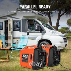 AIVOLT 3300W Petrol Inverter Generator 4 Stroke Portable Generator for Camping