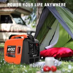 AIVOLT 3300W Petrol Inverter Generator 4 Stroke Portable Generator for Camping
