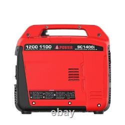 A-iPower 1.2kW Inverter Petrol Generator, Sine Wave Output SC1400i