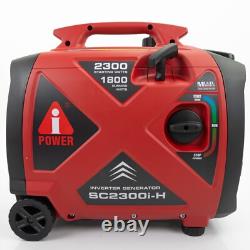 A-iPower Petrol Inverter Generator 1.9kW Quiet Portable Suitcase Sine WaveOutput