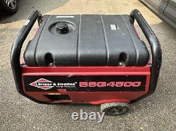 BRIGGS & STRATTON BSQ4500 PRO SILENT GENERATOR. ONLY 34Hrs. USE FROM NEW