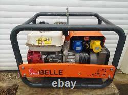 Belle GPX3400 3.4kVA Generator with a Honda Petrol Engine, 230/110V, Year 2018