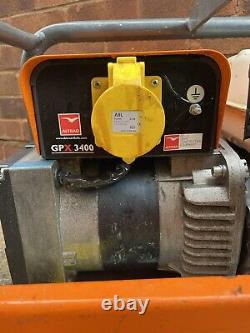 Belle Petrol Generator Honda GX200 Belle GPX 3400 3.4 KVA 110v / 240v