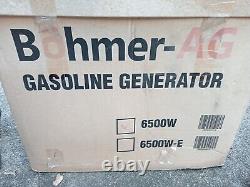 Böhmer 6500W 8HP Petrol 2.8KVA 4 Stroke Low Noise Generator