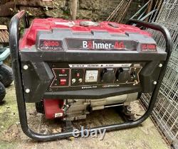 Bohmer AG-6500W Petrol Generator 2800w 8Hp Portable Outdoor 11 litre tank