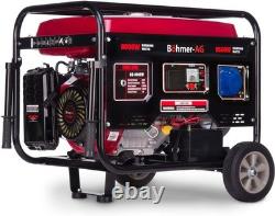 Böhmer-AG 9000W-E Petrol Generator 8.5Kw 12V DC Output Electric Key Start -1 UK