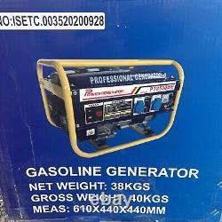 Brand New in BoxPROFESSIONAL 2.8 kVA Portable Petrol Generator gasoline PT8500WE