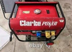 CLARKE PG6500ADVES EURO 5 5.5kVA (230V/110V) Dual Volt Petrol Generator