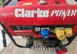 CLARKE PG6500ADVES EURO 5 5.5kVA (230V/110V) Dual Volt Petrol Generator