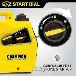 Champion 2000 Watt Inverter Portable Petrol Generator, Quiet & Light, 80cc