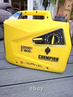 Champion 2000 Watt LPG Dual Fuel Generator Inverter Portable Generator