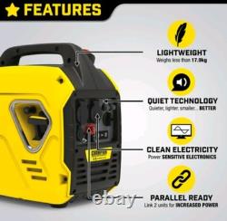 Champion 2200W Petrol Portable Inverter Generator, Mighty Atom, Suitcase Camping