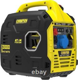 Champion 240V Petrol Inverter Generator? 93001i Quiet, Portable, 3000W