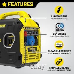 Champion 240V Petrol Inverter Generator? 93001i Quiet, Portable, 3000W