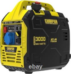 Champion 240V Petrol Inverter Generator? 93001i Quiet, Portable, 3000W