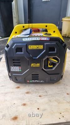 Champion 3000W Atom Fusion Dual Fuel Inverter Suitcase Boat Camping Generator