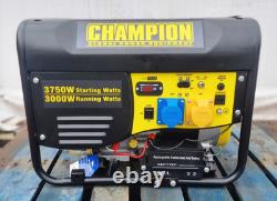 Champion 3000w camping DIY boat Site push button start Petrol Generator