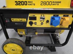 Champion 3200 Watt Portable Frame Type Petrol Generator, 224cc Engine, 12 hours