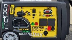 Champion 3500 watt Duel Fuel Petrol LPG Portable Inverter Generator