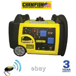 Champion 73001I-P, 3100 Watt Remote Start Inverter Petrol Generator UK Spec NEW