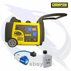 Champion 73001i-P 3100 Watt Inverter Petrol Generator Camping and Caravanning
