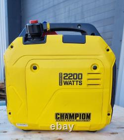 Champion 92001I 2200W Inverter Camping Off Grid Portable Back up Tool Generator