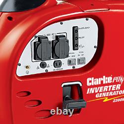 Clarke Ig2200a 2.2 Kilowatt Inverter Generator Two 13a, 230v Sockets