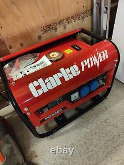 Clarke PG3800ADV 3kVA Dual Voltage Petrol Generator
