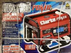 Clarke Pg3800 3000W(Max) Petrol Generator