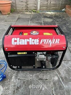 Clarke Power Generator PG3800DV WITH 2 BOTTLES OF OIL