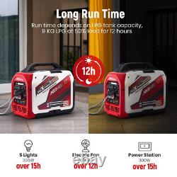 Digital Inverter Generator 3500W Dual Fuel Electric Start+App Start 24kg