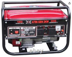 Dirty pro tools Petrol generator 2000 W copper motor 2 KVA/2KW 6.5HP DC Petrol