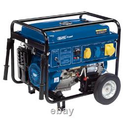 Draper 23984 Expert Petrol Power Generator with Wheels Heavy-Duty 4000W