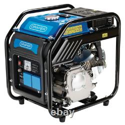 Draper 95204 Petrol Open Frame Inverter Generator 2800W 196cc 6.5hp