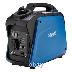 Draper Portable Petrol Inverter Generator 1000W 230V Fuel tank 3.0L 95196