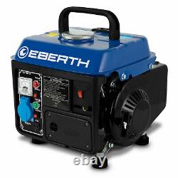 EBERTH 2 HP 1.47kW Petrol generator 750W portable gasoline 2 stroke engine 63 c
