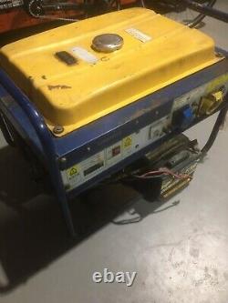 ENERGEN DJ6500CLE 4STROKE 6. Kw GENERATOR CARB FAULT RUNS BUT SPARES OR REPAIRS