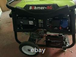 Electric Petrol Generator 9.5KW /11.5kVA Key Start Portable Power 7000K Bohmer