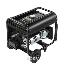 Electric Start Petrol Generator 5000W 7HP 274CC With Wheels Handrail Caravan RV