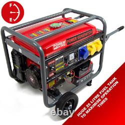Electric Start Petrol Generator PowerKing Portable PKB8500E 6500w 8KVA Camping