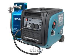 Emergency generator KS4000iEGS inverter LPG power generator 4KW GAS+Petrol