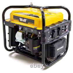 Ex Demo Inverter Generator 2000w 2.5KVA Wolf Petrol Portable WPG2500i Camping